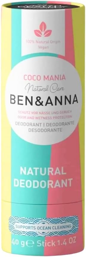 Desodorante vegano natural con envase ecológico
