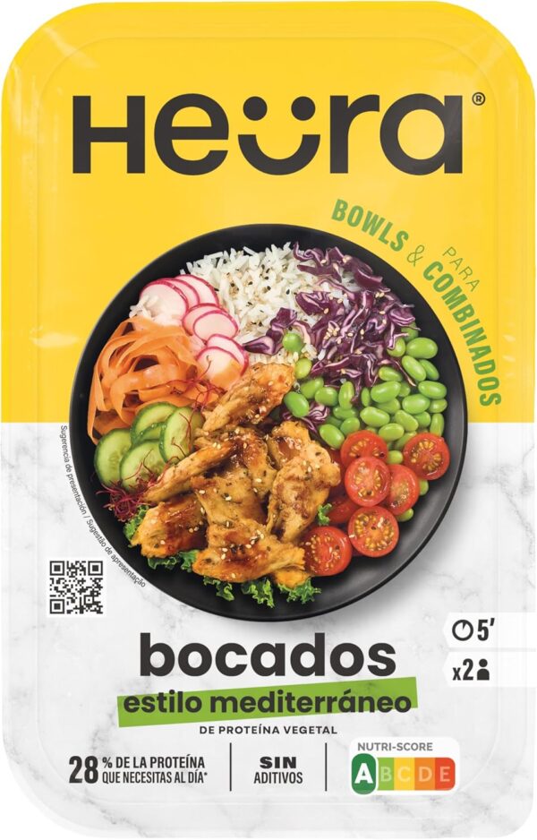 carne vegetal heura bocados mediterraneos 160g