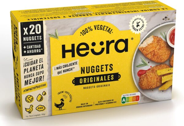 Nuggets 100% vegetal vegano heura x20nuggets