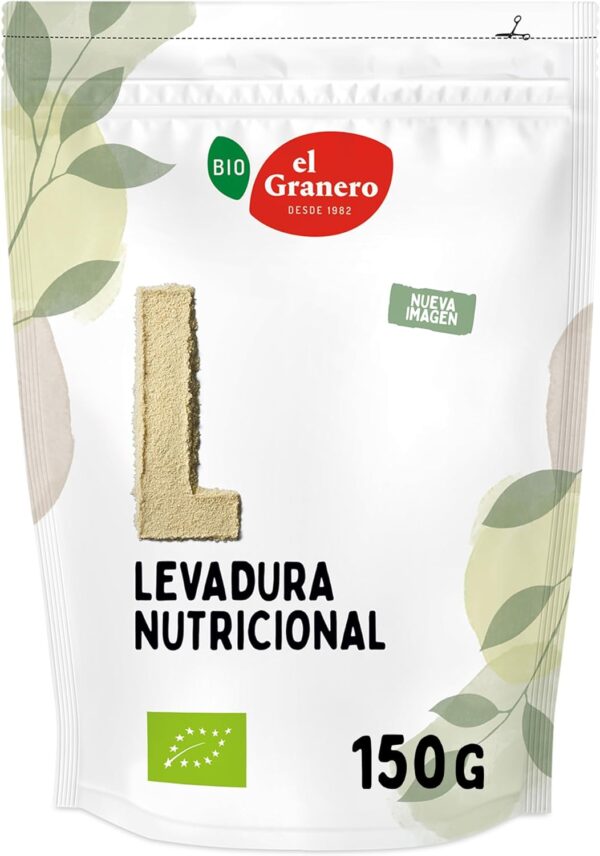 El Granero Integral - Levadura Nutricional Ecológica - 150 g - Contribuye al Metabolismo Energético Normal - Excelente Fuente de Proteínas - Apto para...