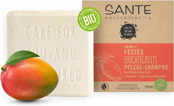 Champú sólido vegano e ecológico cabello seco